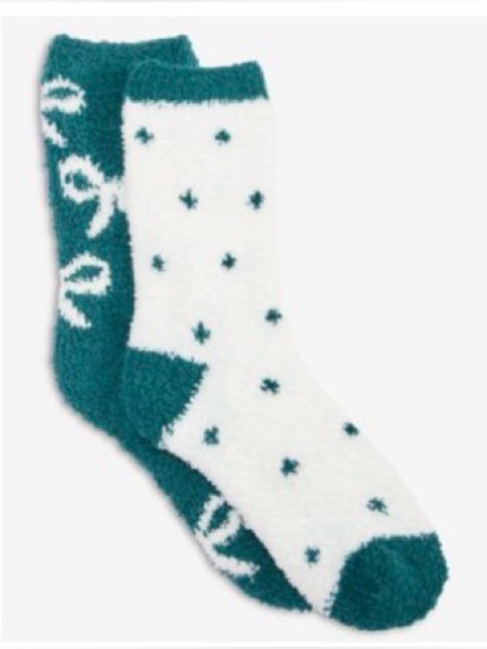 BETTER TOGETHER NWT Cozy Sage Green Pajamas Set and Holiday Fuzzy Socks by Macys - Picture 4 of 8
